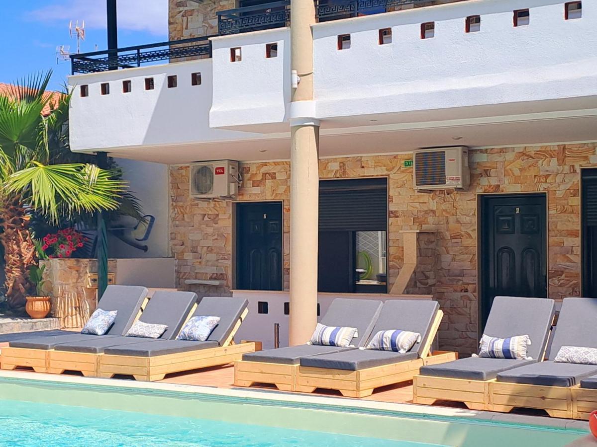 Philoxenia Hotel & Villas Pefkochori Bagian luar foto